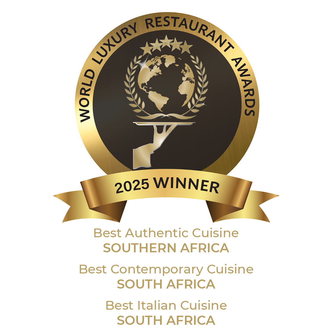 2025 Personalised Restaurant Winner Logo134